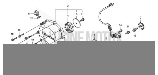 CRANKCASE COVER CB1300SA7 de 2007